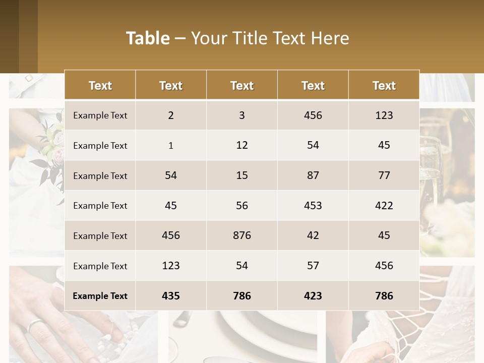 Matrimony Lily Groom PowerPoint Template