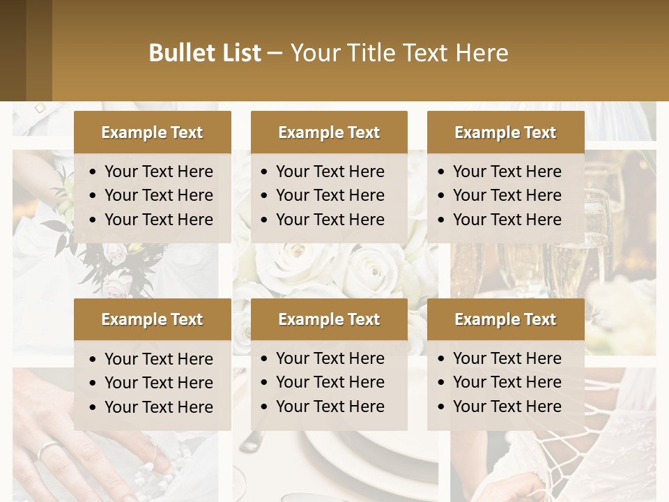 Matrimony Lily Groom PowerPoint Template