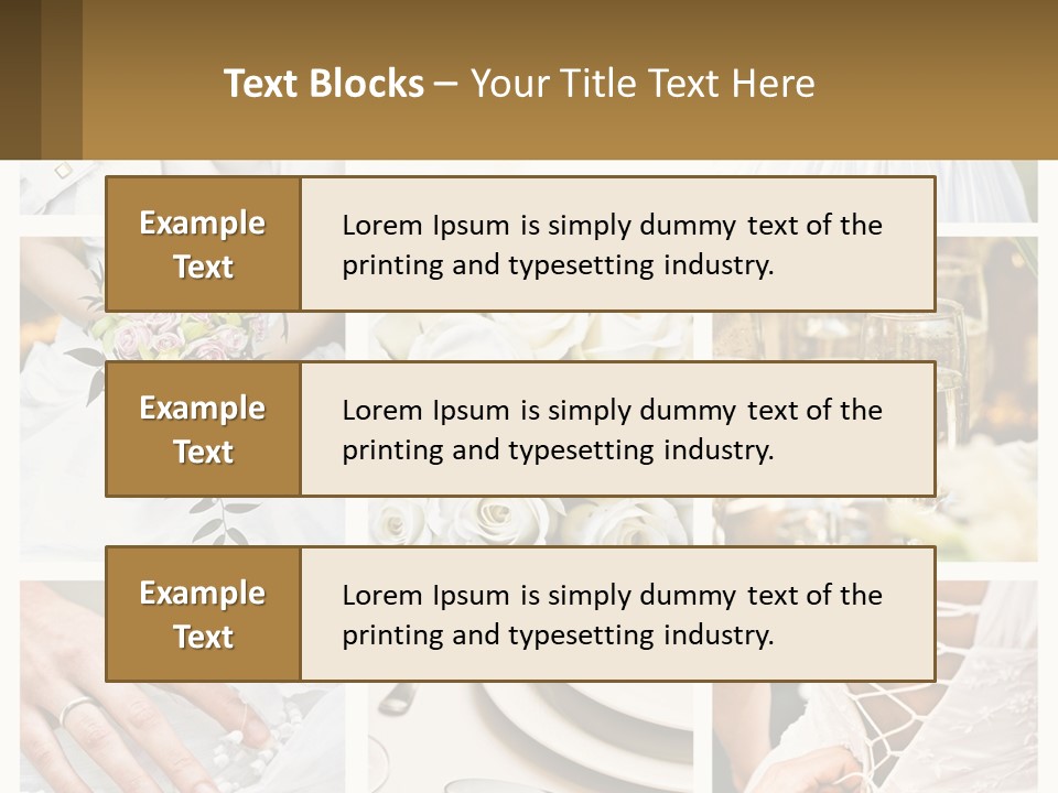 Matrimony Lily Groom PowerPoint Template