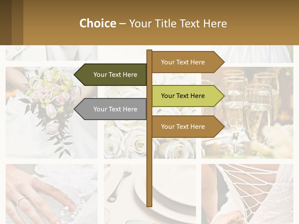 Matrimony Lily Groom PowerPoint Template