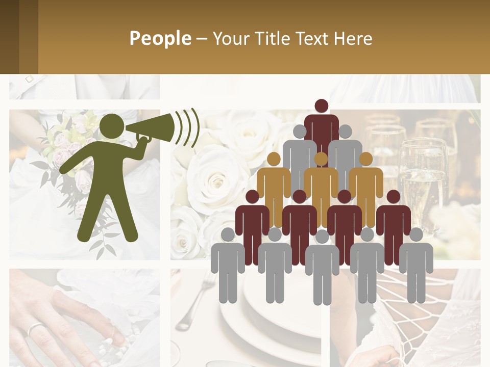 Matrimony Lily Groom PowerPoint Template