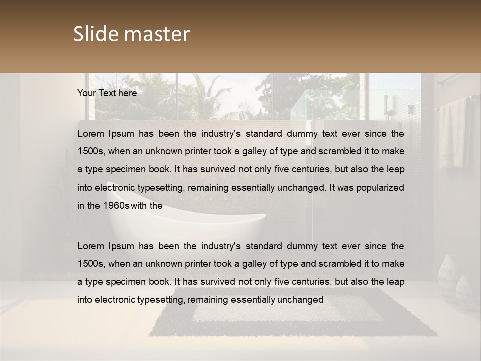 Fashionable Design Lighting PowerPoint Template