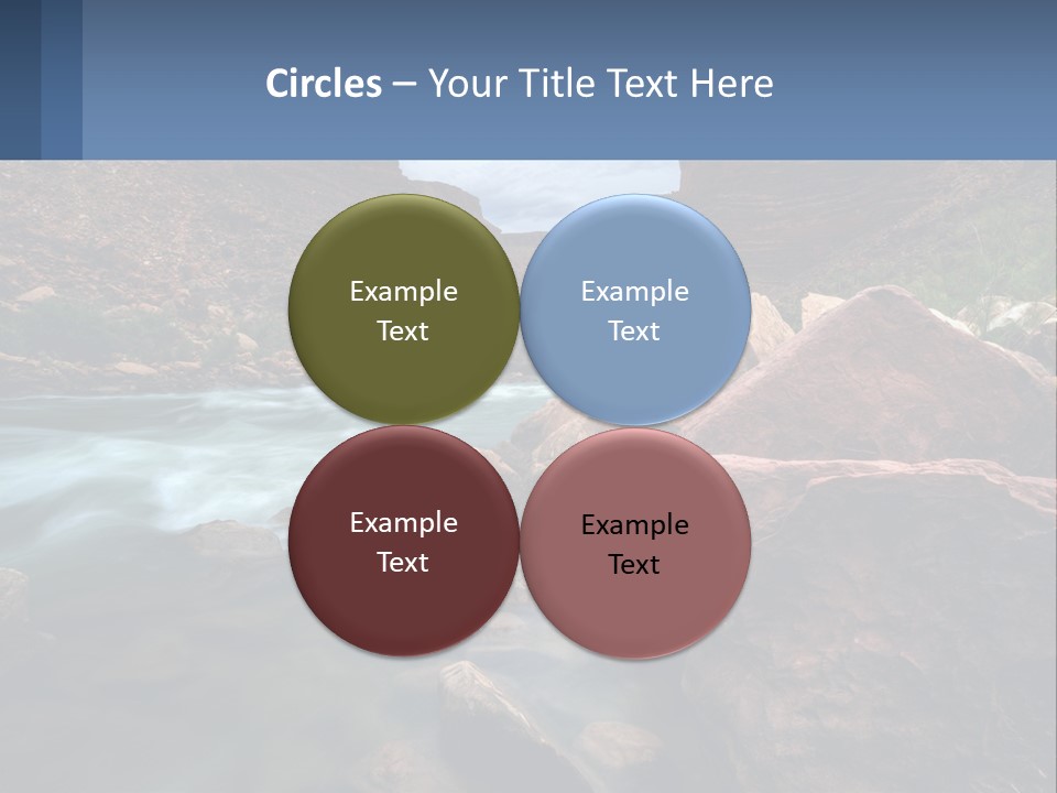 River Landscape Wilderness PowerPoint Template