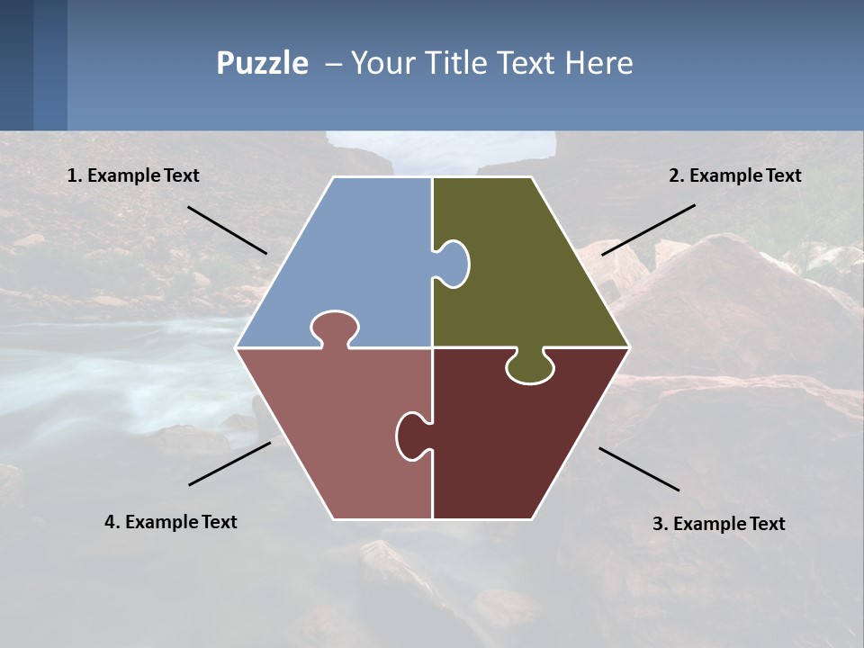 River Landscape Wilderness PowerPoint Template