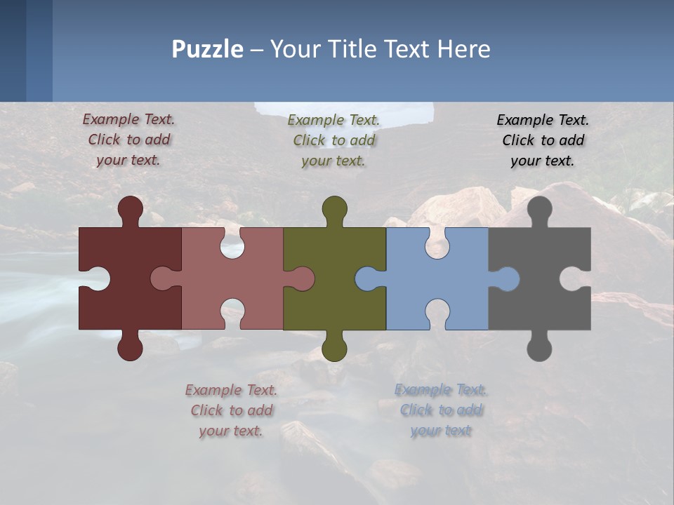 River Landscape Wilderness PowerPoint Template