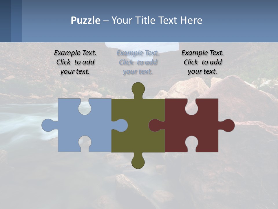 River Landscape Wilderness PowerPoint Template