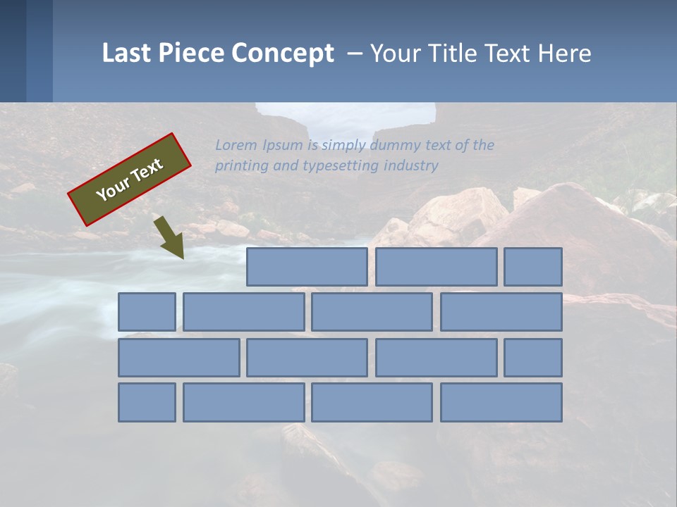 River Landscape Wilderness PowerPoint Template