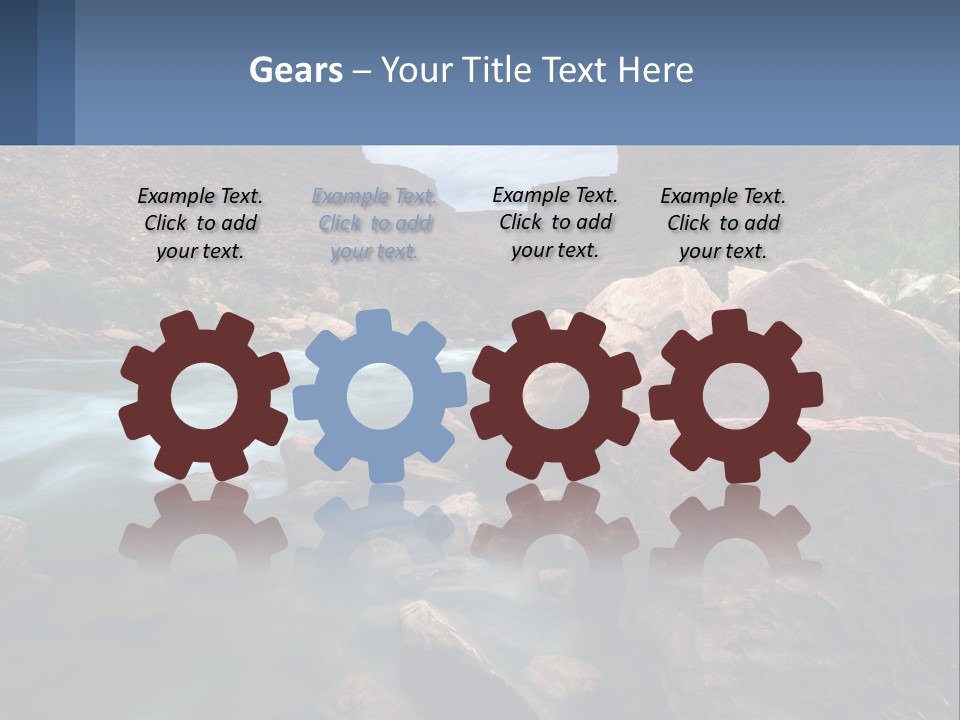 River Landscape Wilderness PowerPoint Template