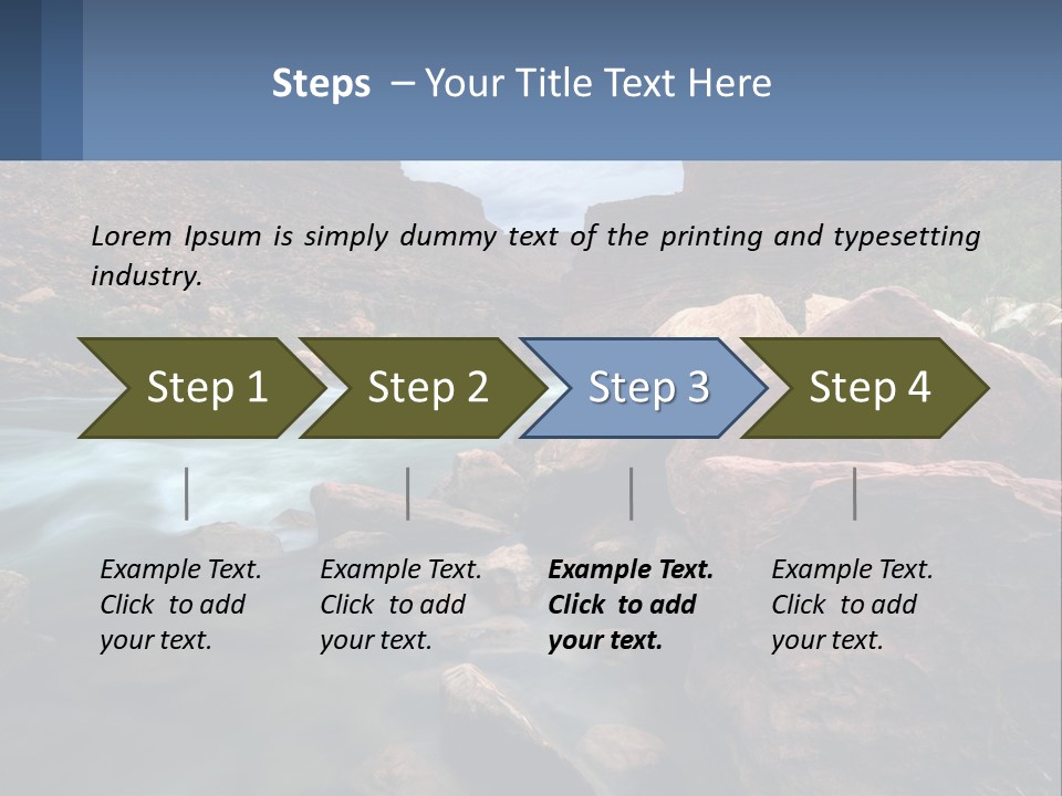 River Landscape Wilderness PowerPoint Template