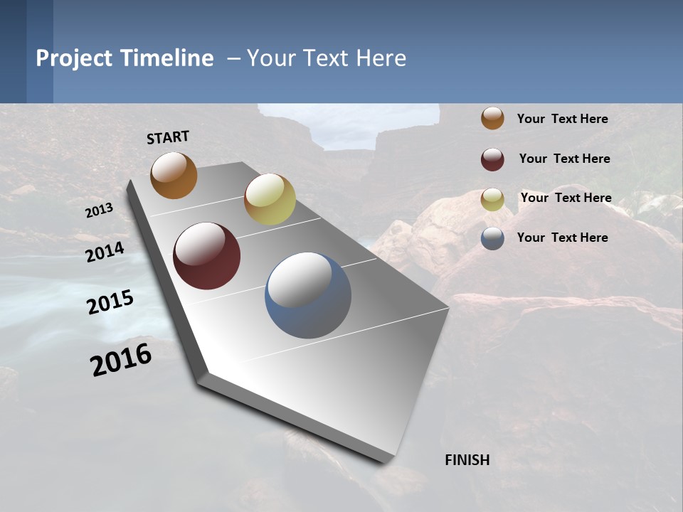 River Landscape Wilderness PowerPoint Template
