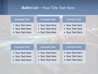 River Landscape Wilderness PowerPoint Template