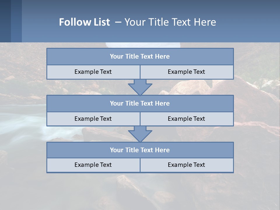 River Landscape Wilderness PowerPoint Template