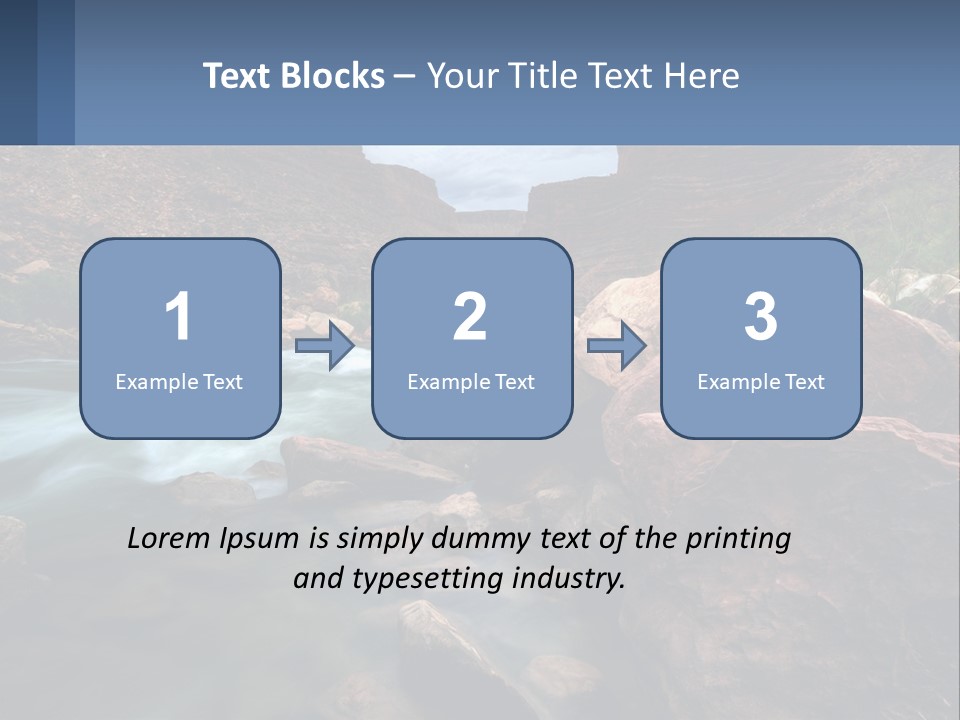River Landscape Wilderness PowerPoint Template