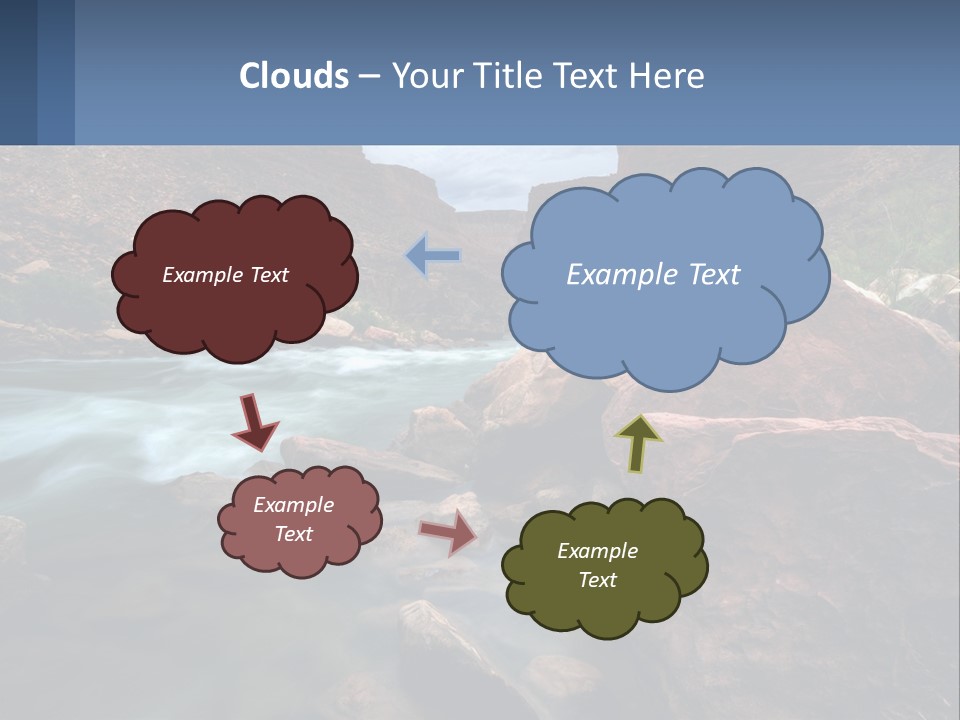 River Landscape Wilderness PowerPoint Template
