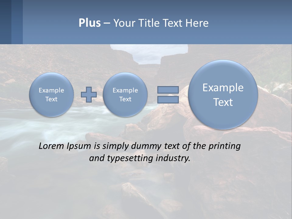 River Landscape Wilderness PowerPoint Template