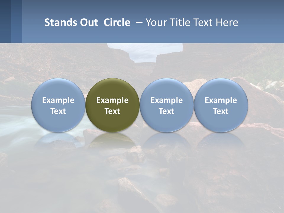 River Landscape Wilderness PowerPoint Template