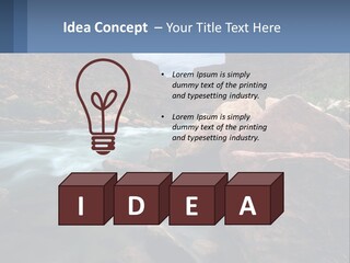 River Landscape Wilderness PowerPoint Template