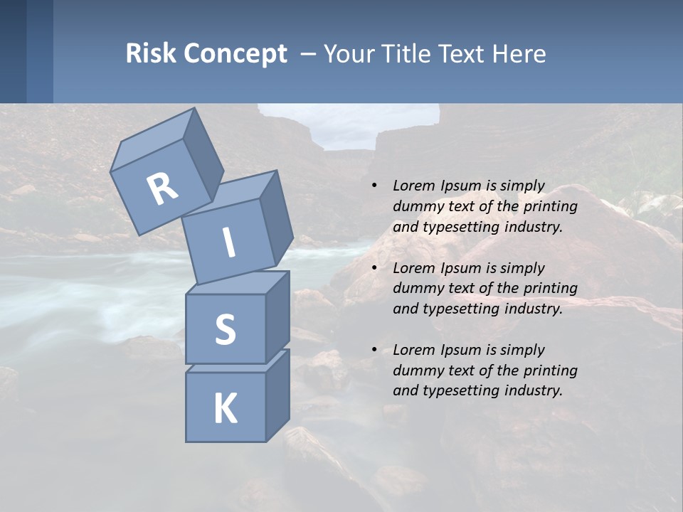 River Landscape Wilderness PowerPoint Template