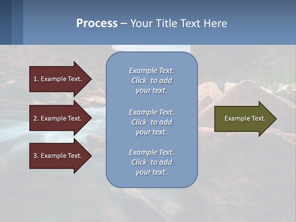 River Landscape Wilderness PowerPoint Template