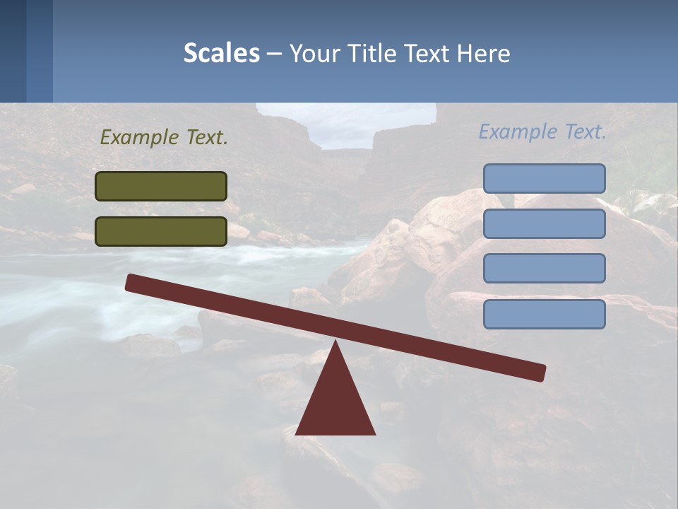 River Landscape Wilderness PowerPoint Template
