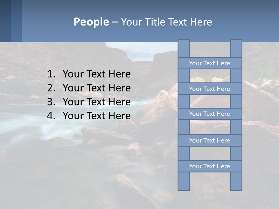 River Landscape Wilderness PowerPoint Template