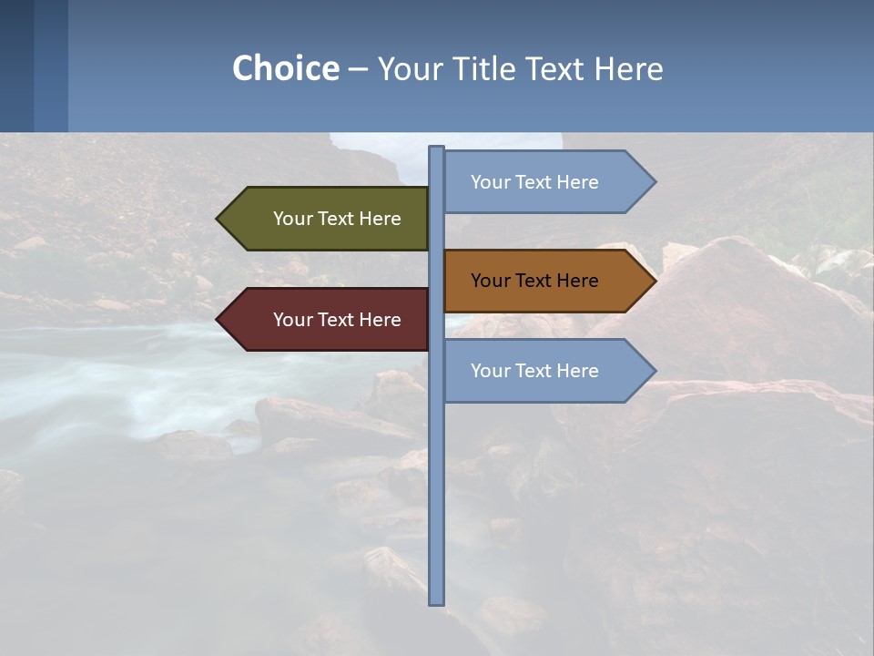 River Landscape Wilderness PowerPoint Template