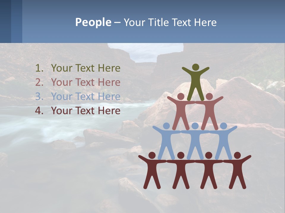 River Landscape Wilderness PowerPoint Template