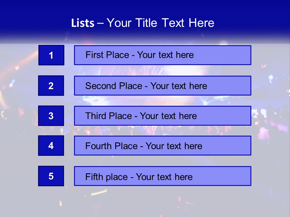 Nightclub Dance Pleasure PowerPoint Template