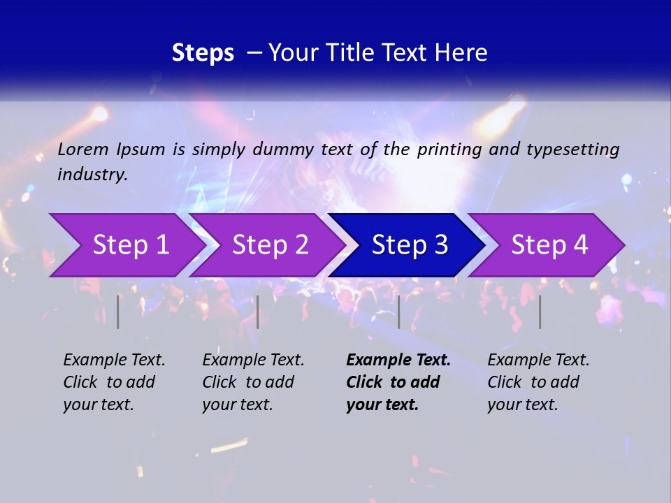 Nightclub Dance Pleasure PowerPoint Template