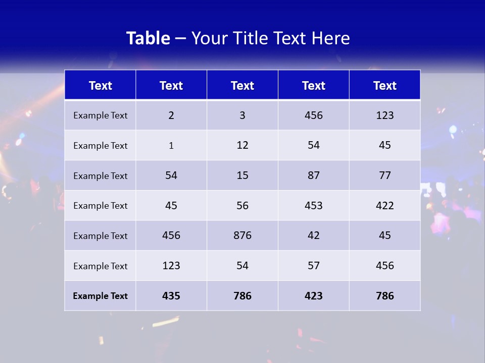 Nightclub Dance Pleasure PowerPoint Template
