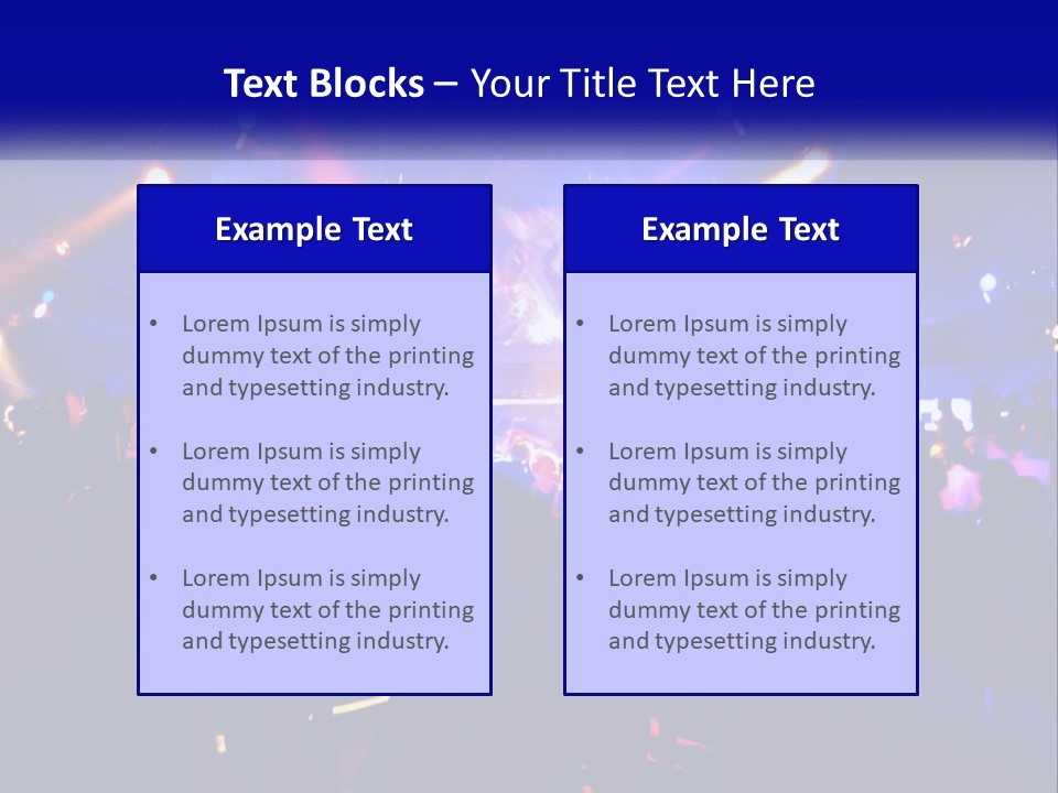 Nightclub Dance Pleasure PowerPoint Template