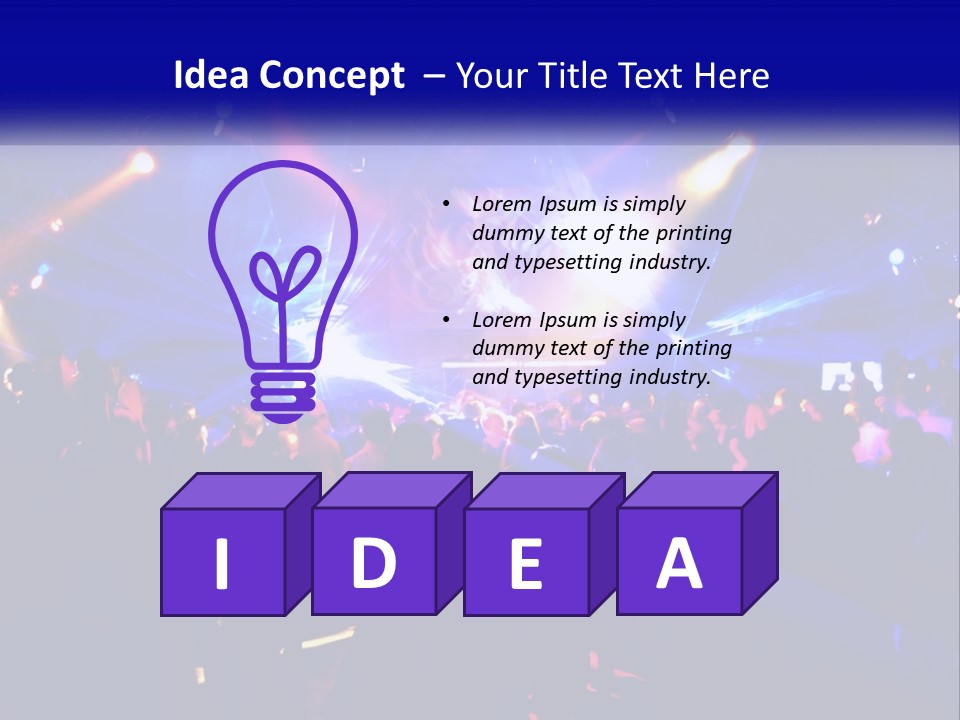 Nightclub Dance Pleasure PowerPoint Template