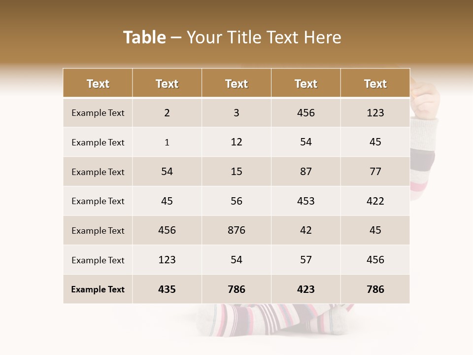 A Little Girl Sitting On The Floor With Her Hair Blowing In The Wind PowerPoint Template