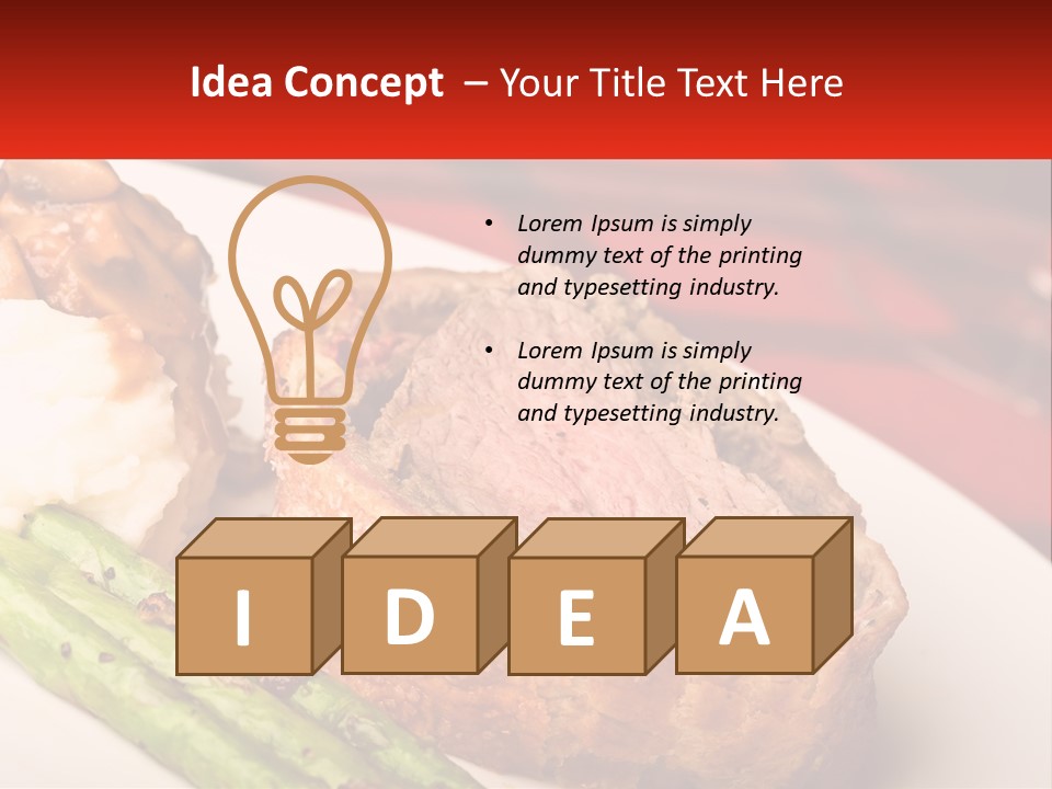 Gravy Beef Puff PowerPoint Template