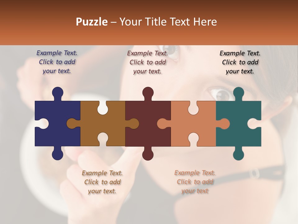 Hush Facial Cute PowerPoint Template