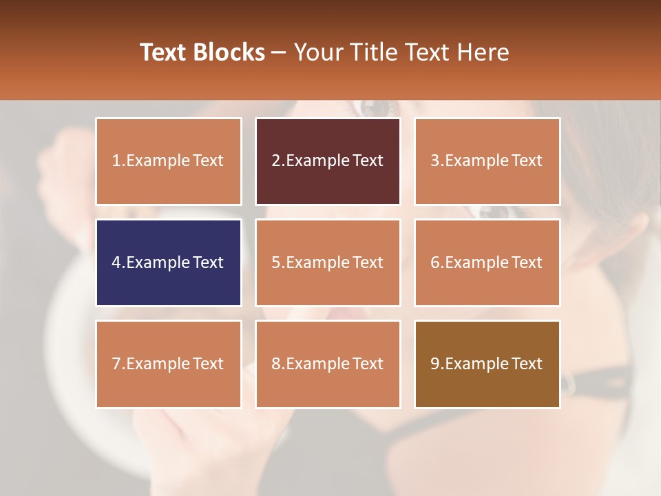 Hush Facial Cute PowerPoint Template