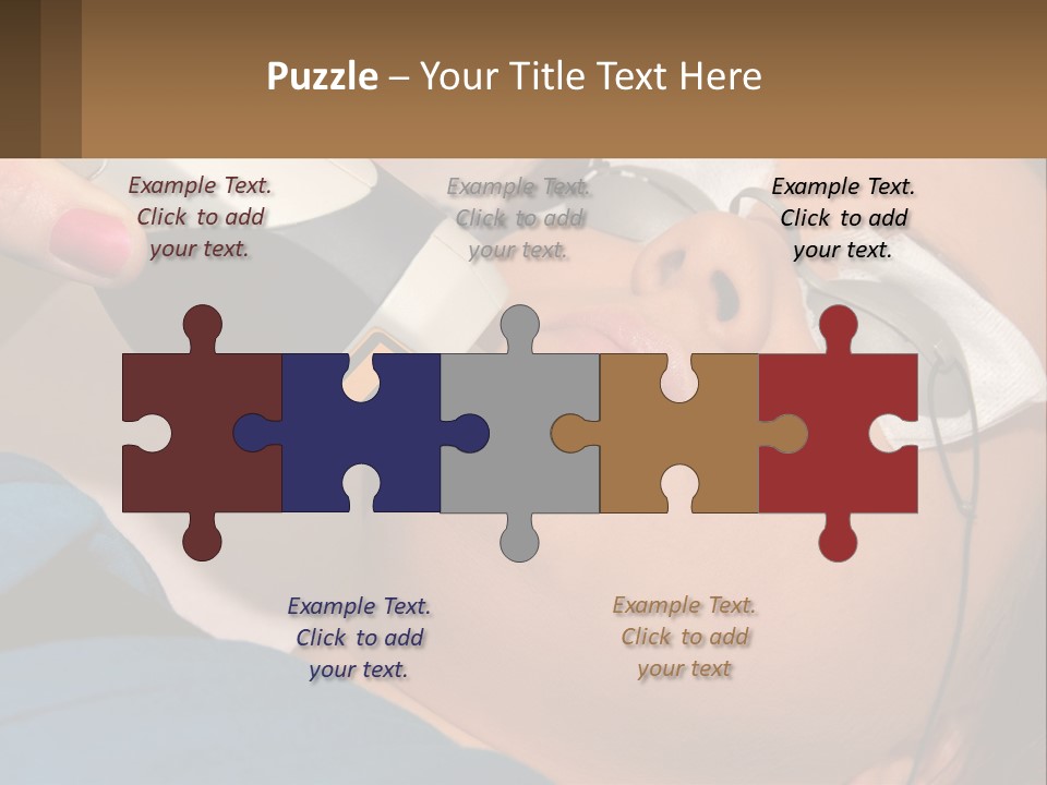 Skin Action Towel PowerPoint Template