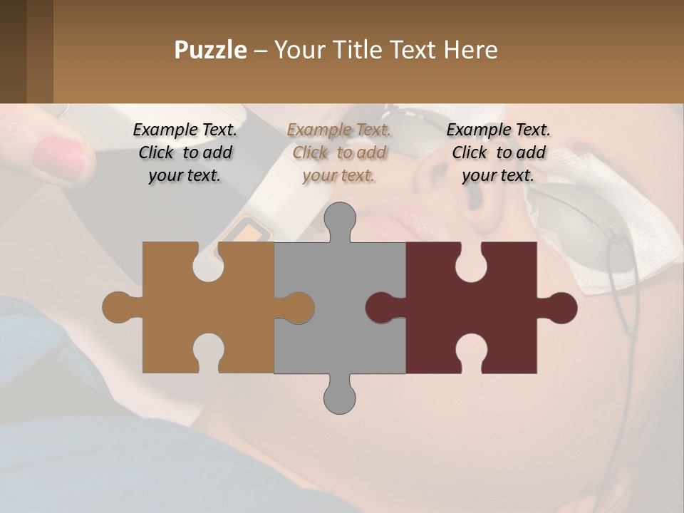 Skin Action Towel PowerPoint Template