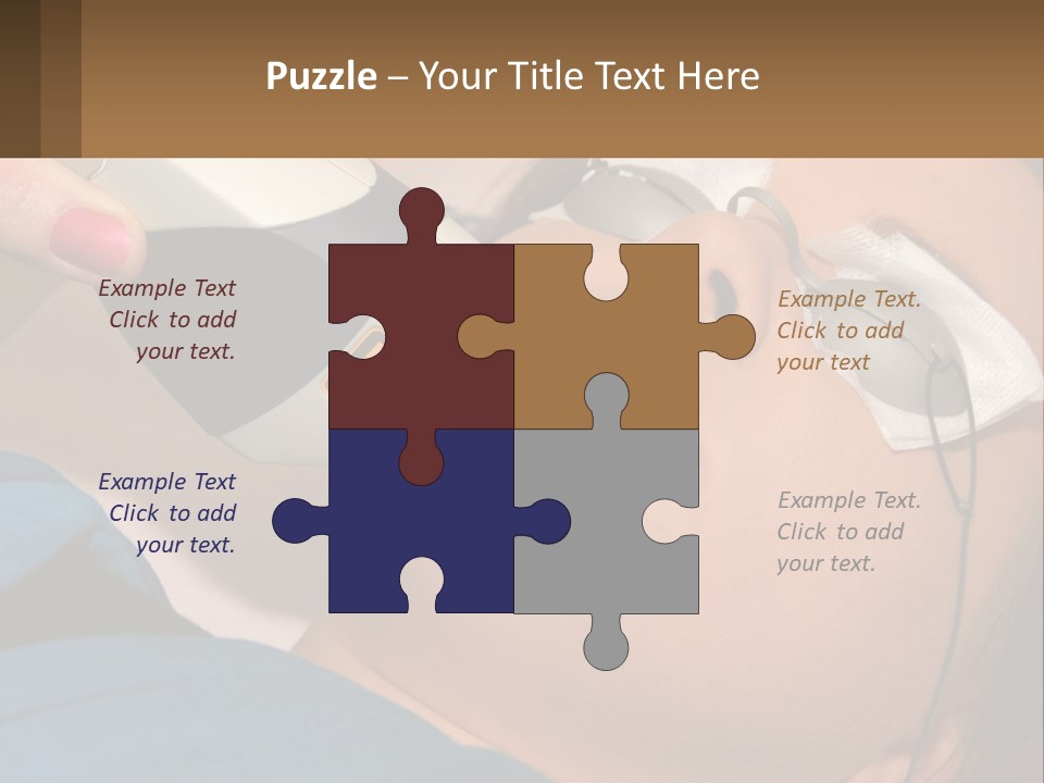 Skin Action Towel PowerPoint Template