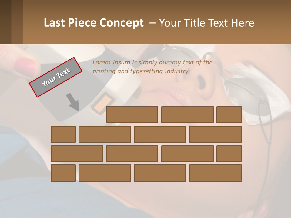 Skin Action Towel PowerPoint Template