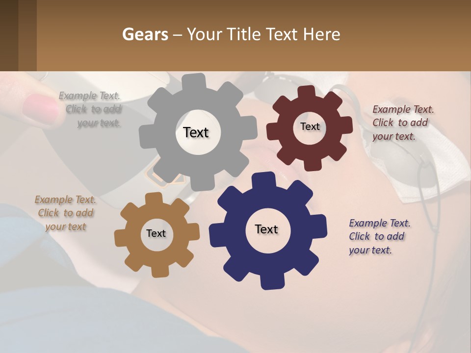 Skin Action Towel PowerPoint Template