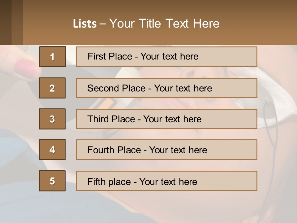 Skin Action Towel PowerPoint Template