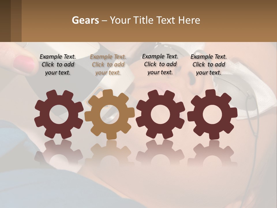 Skin Action Towel PowerPoint Template