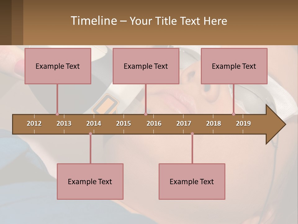 Skin Action Towel PowerPoint Template