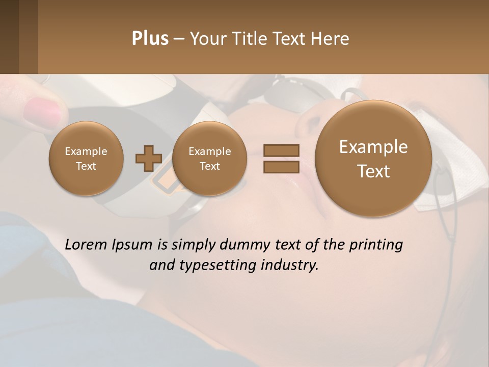 Skin Action Towel PowerPoint Template