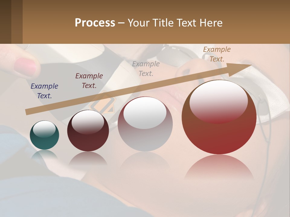 Skin Action Towel PowerPoint Template