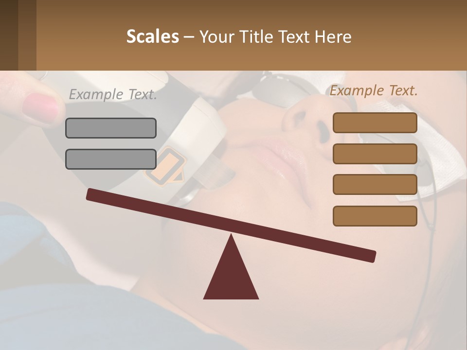 Skin Action Towel PowerPoint Template