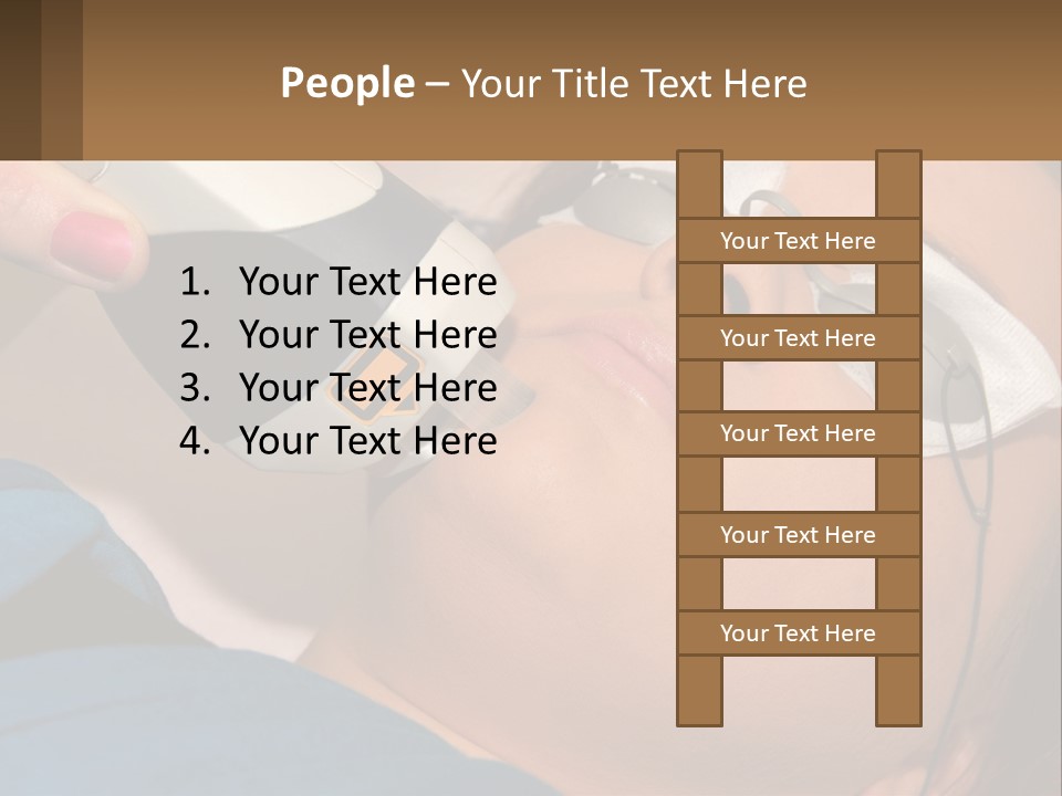 Skin Action Towel PowerPoint Template