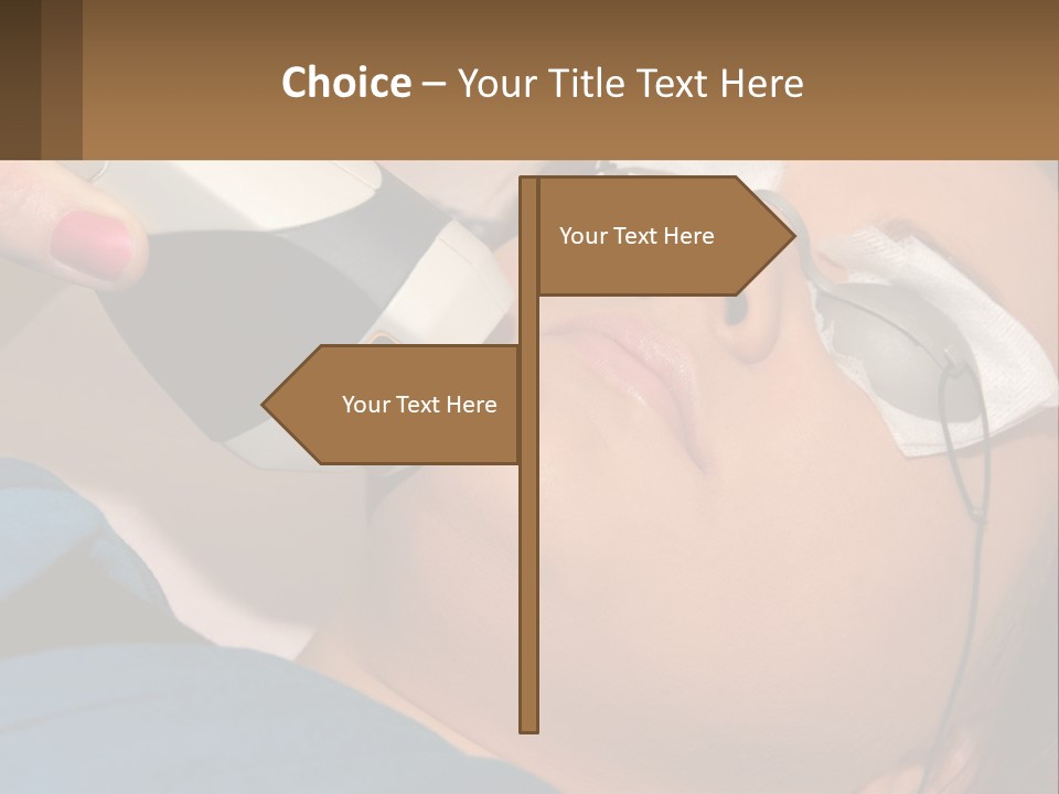 Skin Action Towel PowerPoint Template