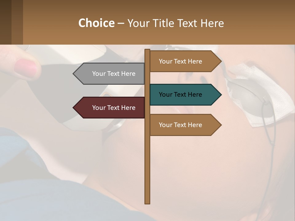 Skin Action Towel PowerPoint Template